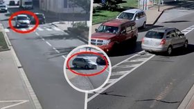 Řidič na Královéhradecku kličkoval po silnici a pokračoval v jízdě i bez pneumatiky.