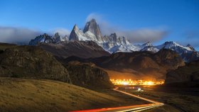 Cerro Chaltén (Monte Fitz Roy) v Argentině