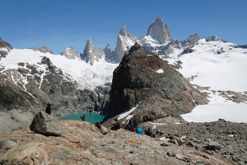 Cerro Chaltén (Monte Fitz Roy) v Argentině