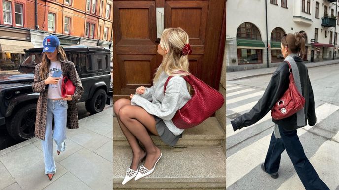 Kde koupíte stylovou červenou kabelku? Tipy najdete ve fotogalerii.