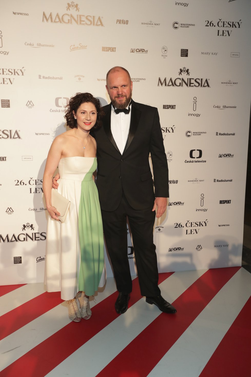 David Ondříček a Martha Issová na Českých lvech 2018