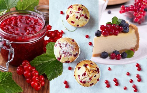 Rybíz 3x jinak: Zkuste lahodný cheesecake, muffiny nebo domácí marmeládu