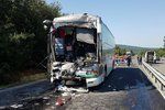 Nehoda autobusu, který vezl Čechy.