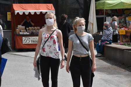 Češi a roušky: Kvůli pandemii si je lidé (povinně) zvykli nosit.