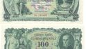 Stokorunovou bankovku (1931) z dob první republiky navrhl Max Švabinský