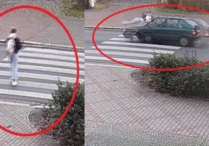 Dívku (15) v České Lípě na přechodu srazila Škoda Felicia. Policie pátrá po jejím řidiči, který od místa nehody ujel.