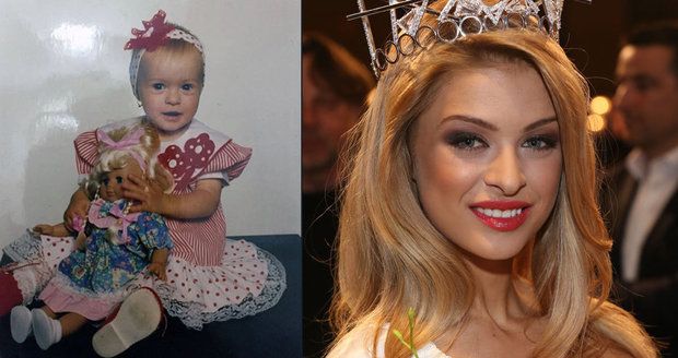 Podívejte se, jak novopečené královny krásy Andrea Bezděková (21), Natálie Kotková (22) a Kristýna Kubíčková (18) vypadaly v dětství.