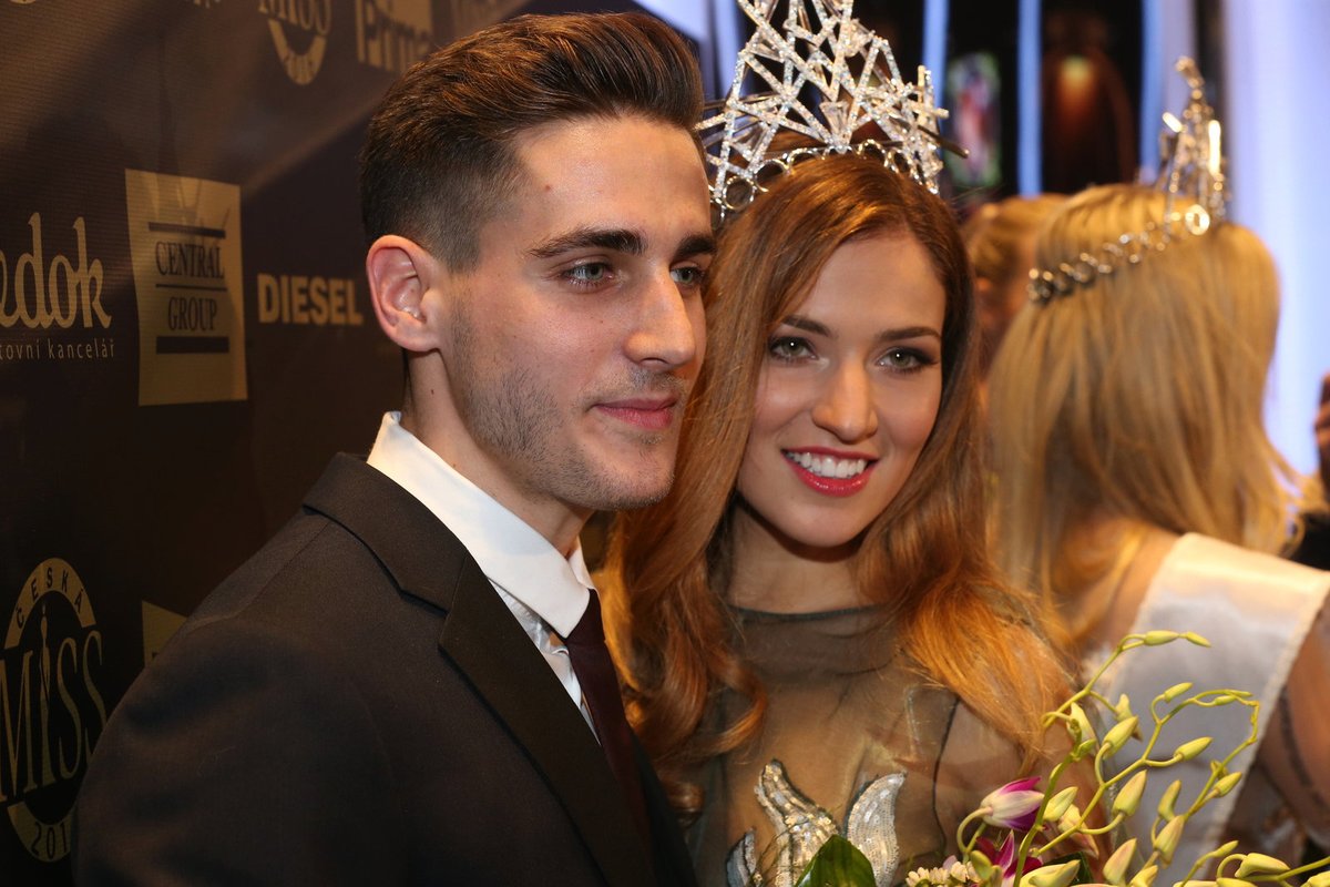 Česká Miss 2016 s milujícím přítelem Martinem.