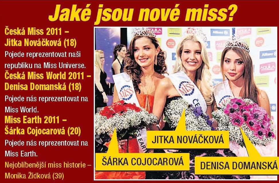 Jaké jsou nové miss?