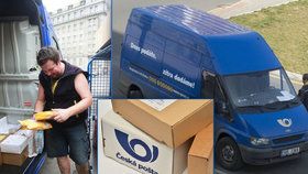 Česká pošta má problémy s rozvozem balíků.