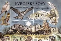 Soví známka z Česka bodovala mezi nejkrásnějšími známkami světa. Je stříbrná
