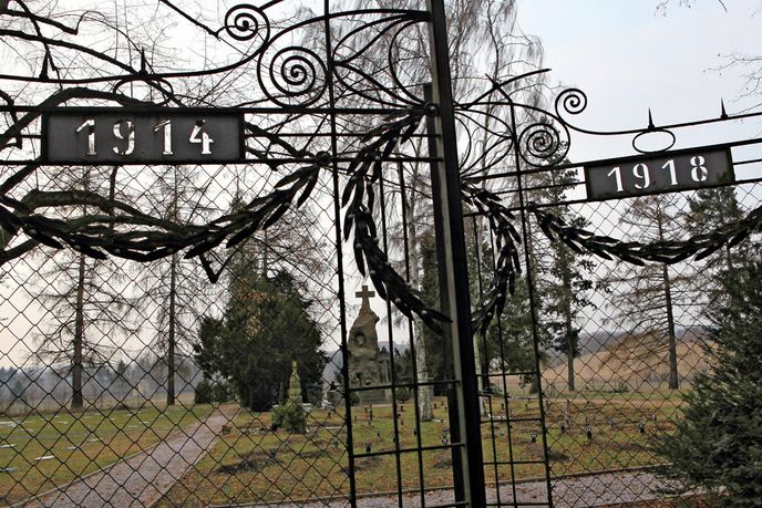 Ruský zajatecký hřbitov v Jaroměři-Josefově