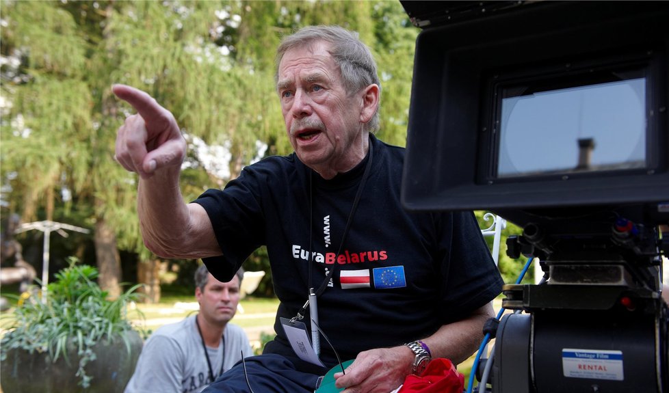 Havel na místě točil svůj jediný film.
