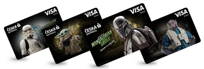 Virtuální karty Star Wars od České spořitelny Virtuální karty Star Wars od České spořitelny