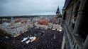 Protest spolku Milion chvilek pro demokracii na podporu ČT a ČRo. (25. 10. 2026) Protest spolku Milion chvilek pro demokracii na podporu ČT a ČRo. (25. 10. 2026)