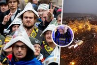 Bitva o média postupně: Od těžkooděnců až po desetitisíce Večerníčků v ulicích!