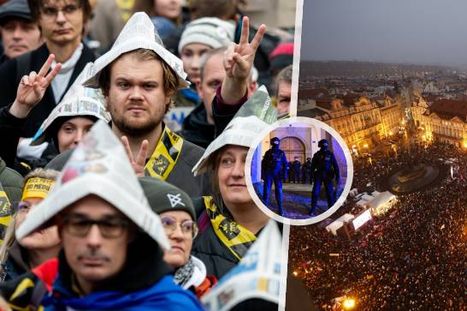 Obrázek: Bitva o média postupně: Od těžkooděnců až po desetitisíce Večerníčků v ulicích!