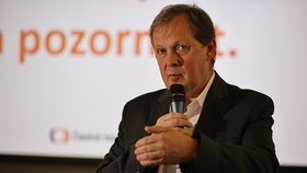 Generální ředitel ČT Petr Dvořák na tiskovce (31.5.2022)