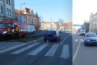 Auto v Budějovicích srazilo chodce na přechodu: Následujícího dne zemřel v nemocnici