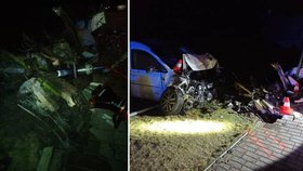 Auto v Českých Budějovicích narazilo do plynové přípojky. Hasiči kvůli úniku plynu museli evakuovat dvacet lidí.