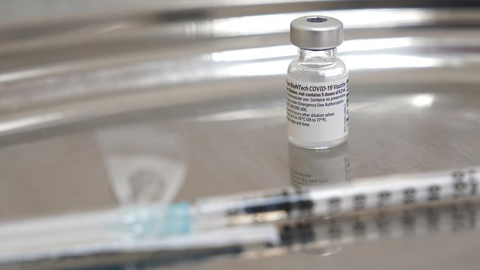 Start očkování proti koronaviru v Českých Budějovicích (31.12.2020)