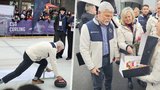 Pavlovi na Olympijském festivalu: Obří dort s AI fotkou a curlingový souboj s Kubou. Kdo vyhrál?