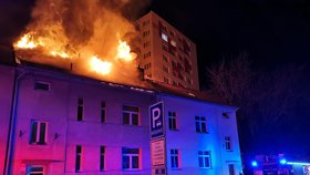 Ničivý požár v Českých Budějovicích způsobil vysoké škody: Hasiči evakuovali 8 lidí