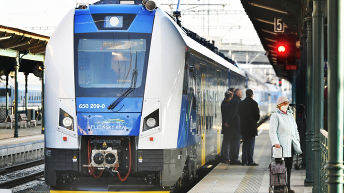 Vlak RegioPanter společnosti České dráhy