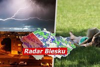 V Česku hrozí bouřky. V týdnu až 25 °C, o víkendu ještě tepleji, sledujte radar Blesku