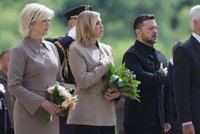 VIDEO: Pavel s první dámou Evou na Hradě přivítali Zelenského a jeho ženu Olenu