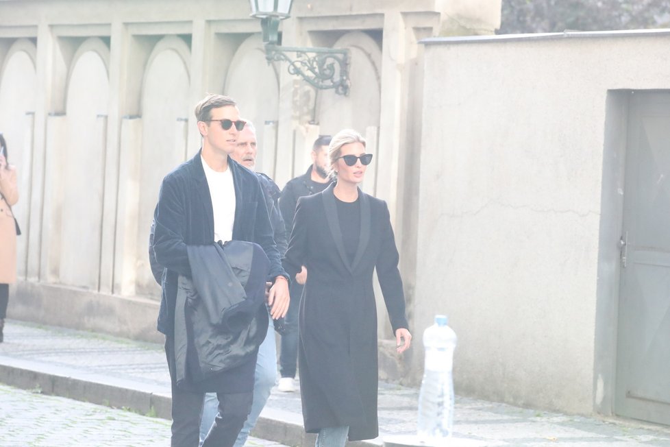 Ivanka Trumpová s manželem v Praze