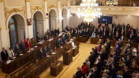 Schůze Poslanecké sněmovny, 14. listopadu 2023, začala minutou ticha za zesnulého bývalého poslance a ministra zahraničních věcí Karla Schwarzenberga.