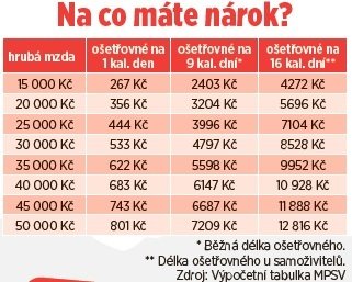 Ošetřovné: Na co máte nárok? 9 kalendářních dní se vyplácí pro všechny, 16 dní pro samoživitelky