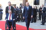 Prezident Zeman na Pražském hradě přivítal bulharského kolegu Rumena Radeva, (10.05.2022)