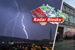 Česko čeká ochlazení: Přijdou i silné bouřky. Sledujte radar Blesku