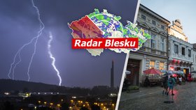 Česko čeká ochlazení: Přijdou i silné bouřky. Sledujte radar Blesku