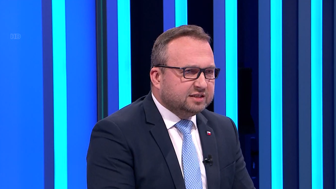 Ministr práce a sociálních věcí Marian Jurečka (KDU-ČSL) v pořadu Partie.