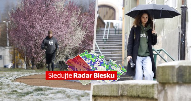 Poslední aprílový týden: Duben se rozloučí sněhem, deštěm, mrazem i bouřkami. Sledujte radar Blesku