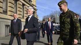 Prezident Pavel na návštěvě generálního štábu české armády (12. 04. 2023)