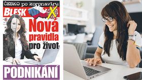 Příručka Česko po koronaviru s radami pro podnikatele! Už v pondělí zdarma v deníku Blesk