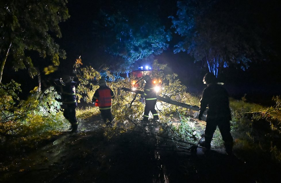 Bouře na Vysočině zkomplikovala na mnoha místech Jihlavska a Pelhřimovska dopravu