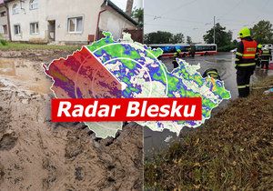 Na severovýchod Česka se řítí přívalové deště, sledujte radar