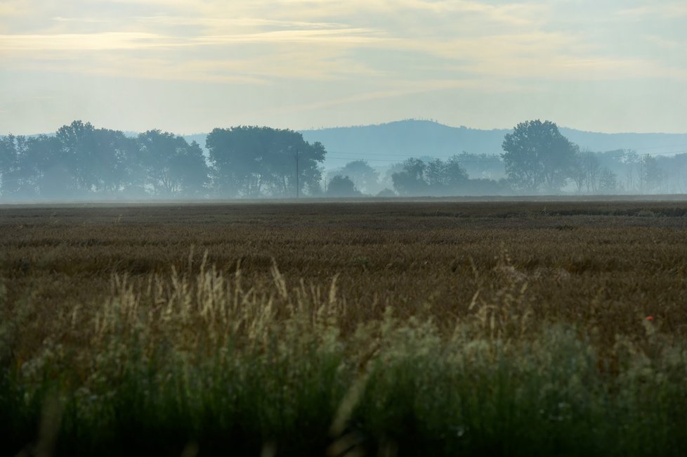 V Česku bylo po ránu zamlženo. (10. 7. 2020)