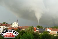 VIDEO: Olešnicí na Blanensku se prohnalo tornádo!