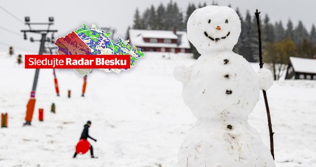 Česko čeká teplotní rokenrol: Po velké oblačnosti přijde zima, sníh a mráz. Sledujte radar Blesku