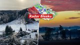 Česko čeká první chumelenice, sledujte radar Blesku. Meteorologové řekli, jestli sníh vydrží