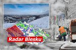 Česko sevře mráz a přidá se i další sněžení. Ranní teploty půjdou až k -15 °C, sledujte radar Blesku