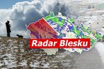 Česko pokryje sníh. Na horách napadne až 25 centimetrů, sledujte radar Blesku