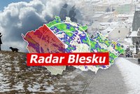 Česko pokryje nový sníh. Na horách napadne až 25 centimetrů, sledujte radar Blesku