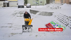Zima v Česku.